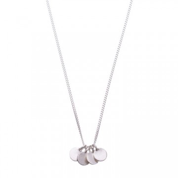 Necklace | Mini Disc | Silver